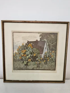 H. Majs, Cottage, 1950er, Lithographie