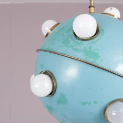 Hängelampe Modell 551 von Oscar Torlasco für Lumi, Italy, 1960er
