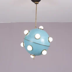 Hängelampe Modell 551 von Oscar Torlasco für Lumi, Italy, 1960er
