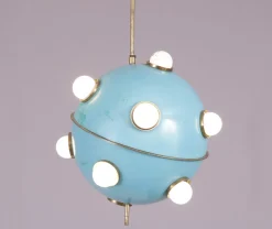 Hängelampe Modell 551 von Oscar Torlasco für Lumi, Italy, 1960er