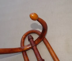 Hängende Jugendstil Garderobe aus Bugholz von Kohn, 1905