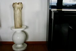 Hocker oder Säule aus Carrara Marmor, Italien, 1980
