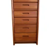 Hohe Dänische Teak Kommode mit Sechs Schubladen von Dyrlund, 1960er