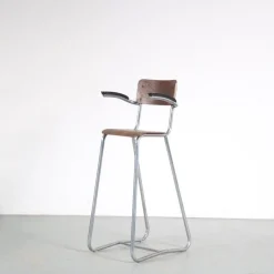 Hoher Kinderstuhl von Gispen, Niederlande, 1950er