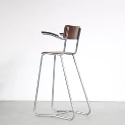Hoher Kinderstuhl von Gispen, Niederlande, 1950er