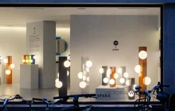 Hohe Sfera Chrom Lampe von Pulpo