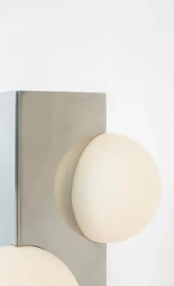 Hohe Sfera Chrom Lampe von Pulpo
