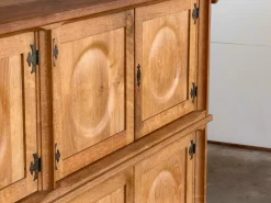 Hohes Mid-Century Modern Eichenholz Sideboard von Axel O. Röck für Ottrup Møbelfabrik, 1963