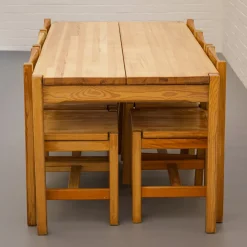 Hongisto Esszimmer Set von Ilmari Tapiovaara für Laukaan Puu, 1970er, 7 . Set