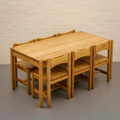 Hongisto Esszimmer Set von Ilmari Tapiovaara für Laukaan Puu, 1970er, 7 . Set