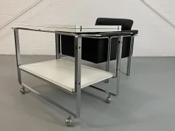 Horst Brüning zugeschriebener Vintage Servierwagen für Kill International, 1969
