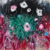Hua Qing, The Flowers of Evil, 2022, Öl auf Leinwand