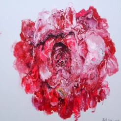 Hua Qing, The World of Flowers, 2025, Öl auf Leinwand