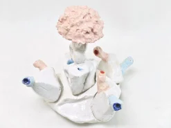 Hubert Sandmann, 4-teiliges Objekt, 2023, Keramik, 4er Set