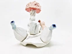 Hubert Sandmann, 4-teiliges Objekt, 2023, Keramik, 4er Set