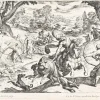 Hunting Scene - Original Radierung von Antonio Tempesta - Frühes 17. Jahrhundert Frühes 17. Jahrhundert