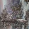 I Cafieri, Winterlandschaft, Ölgemälde, 1984, gerahmt