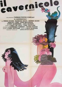 Il Cavernicolo Movie Poster, Italy, 1981