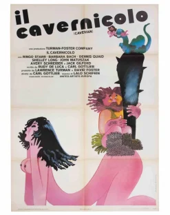 Il Cavernicolo Movie Poster, Italy, 1981