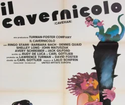 Il Cavernicolo Movie Poster, Italy, 1981