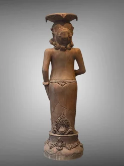 Indonesischer Künstler, Majapahit Ära Figur, 1295-1500, Terrakotta