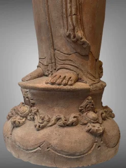 Indonesischer Künstler, Majapahit Ära Figur, 1295-1500, Terrakotta