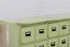 Industrieller Apothekerschrank mit Schubladen, 1930er