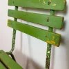 Industrieller grüner Vintage Stuhl, 1960er