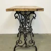 Industrieller Werktisch aus Eisen & Holz, 1950er