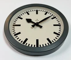 Industrielle Vintage Fabrikuhr von Siemens, 1950er