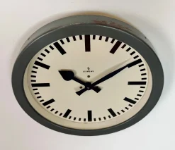 Industrielle Vintage Fabrikuhr von Siemens, 1950er