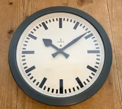 Industrielle Vintage Fabrikuhr von Siemens, 1950er