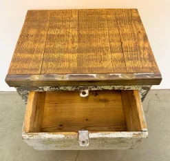 Industrielle Vintage Kommode aus Eisen, 1950er