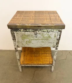 Industrielle Vintage Kommode aus Eisen, 1950er