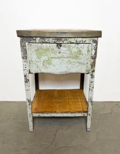 Industrielle Vintage Kommode aus Eisen, 1950er