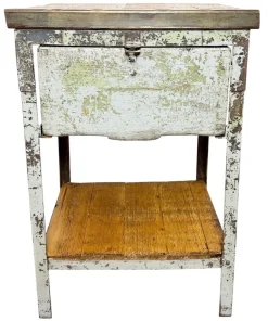 Industrielle Vintage Kommode aus Eisen, 1950er