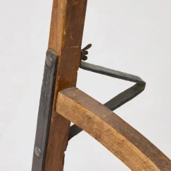 Industrielle Vintage Sackkarre aus Holz & Eisen, 1930er