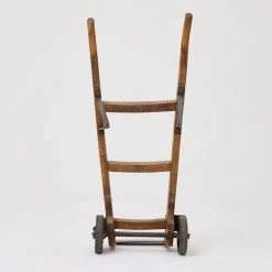 Industrielle Vintage Sackkarre aus Holz & Eisen, 1930er