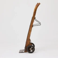Industrielle Vintage Sackkarre aus Holz & Eisen, 1930er