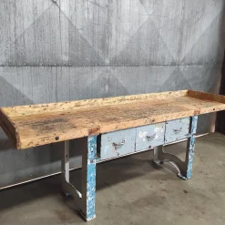 Industrielle Werkbank aus Metall