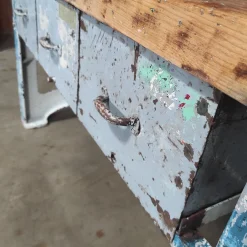Industrielle Werkbank aus Metall