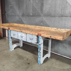 Industrielle Werkbank aus Metall