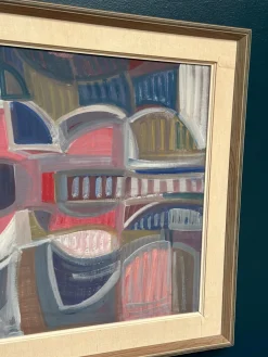 Ingemar Hammar, Gitarre, 1964, Öl auf Holz, gerahmt