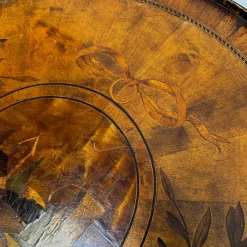 Intarsien Spieltisch im Louis XVI Stil, 1900er