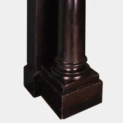 Irish Regency Schwarzer Kilkenny Marmorkamin, 1800