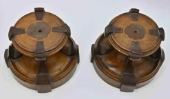 Italian Florentine Wooden Bases, 19th Century