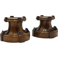 Italian Florentine Wooden Bases, 19th Century