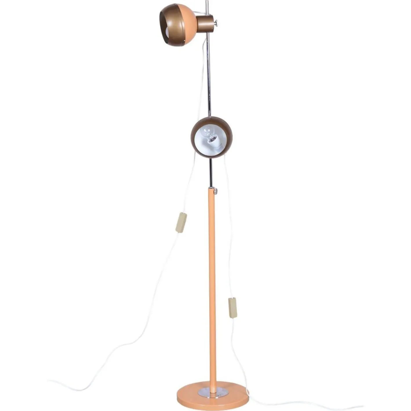 Italienische Art Deco Tischlampe aus verchromtem Metall von Mauro Ferretti, 1920er