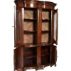 Italienische Barocke Renaissance Vitrine aus Nuss- & Wurzelholz, 1900er