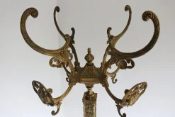 Italienische Garderobe aus Marmor & Messing, 1960er